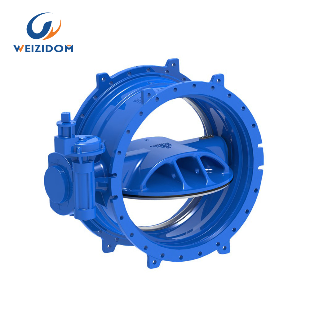 Three eccentric metal hard seal flange butterfly valve