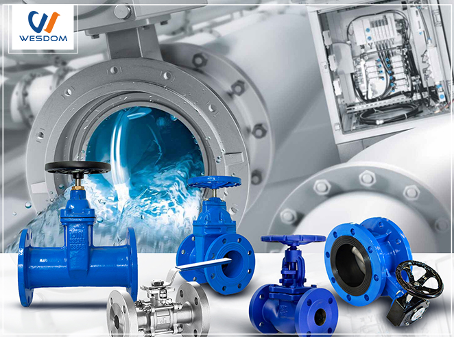 What kind of valves are normally used for water treatment