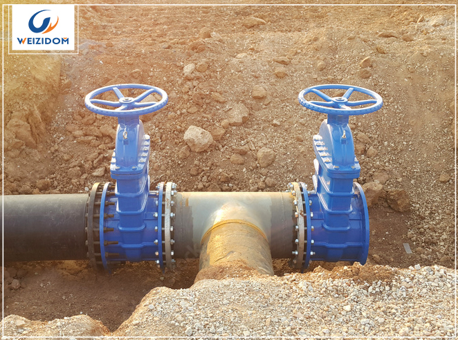 What are the different working conditions and media suitable for gate valves made of different materials?