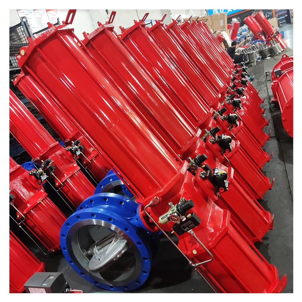 triple eccentric hard seal butterfly valve